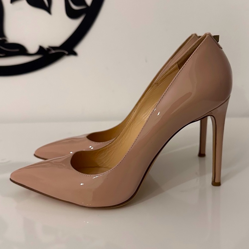 Designer inspired Italian nude heels